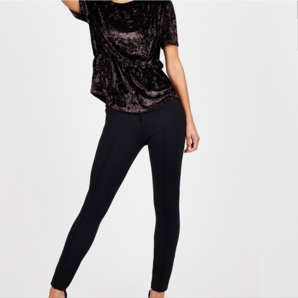 🥳 Final price | Velvet Peplum Top | Black | Large